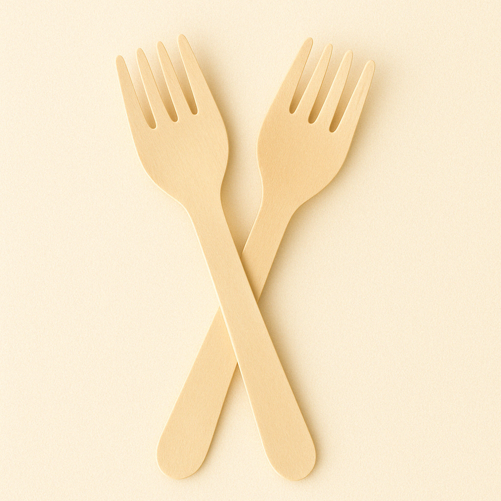 This biodegradable wooden fork is a great alternative to plastic—strong enough for salads, pasta, and more. With a clean finish and comfortable grip, it’s perfect for single-use dining at parties, events, or food stalls.