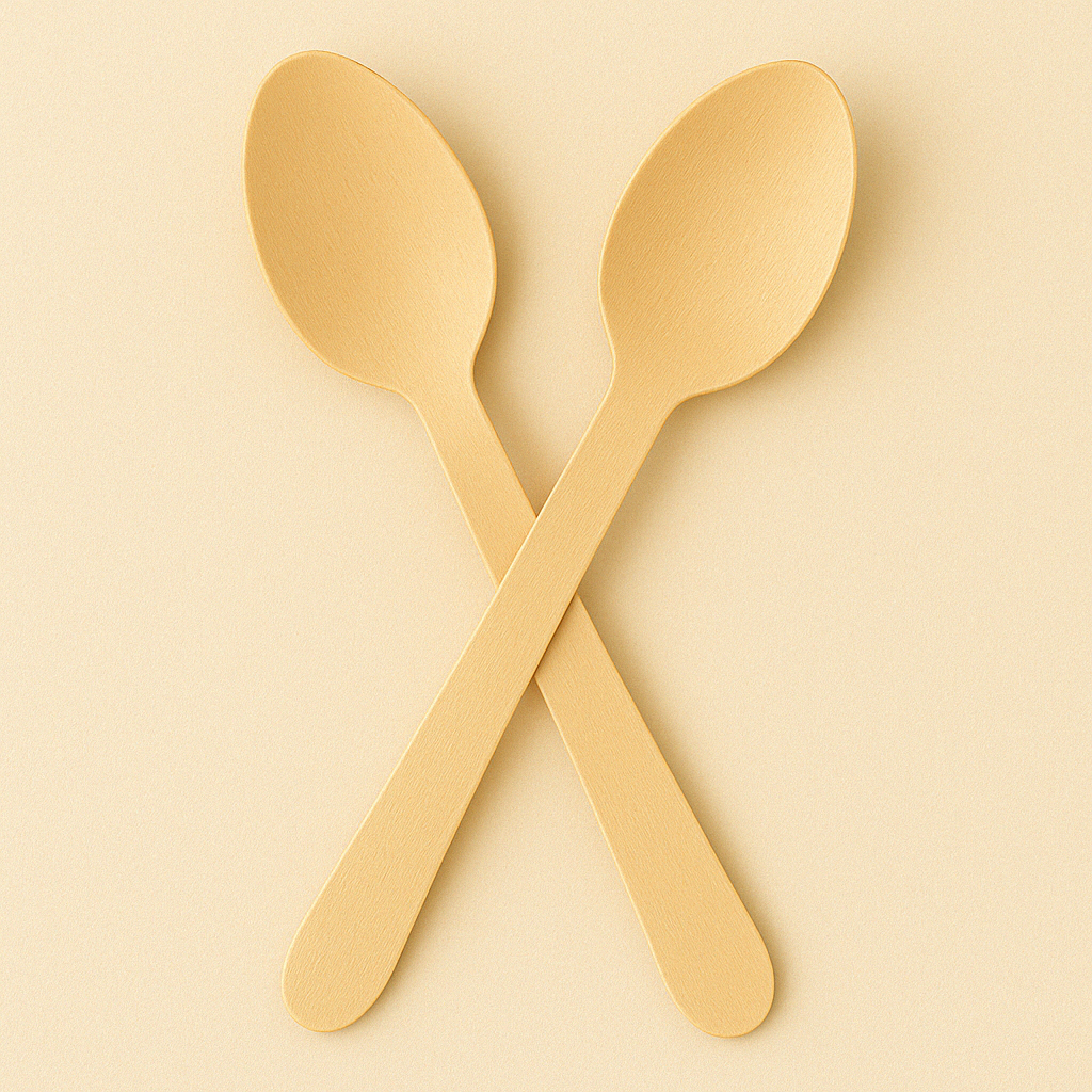 Simple, strong, and sustainable—this disposable wooden spoon is made from renewable birch wood. Ideal for everyday meals or special events, it’s biodegradable, lightweight, and perfect for eco-conscious catering or takeout services.